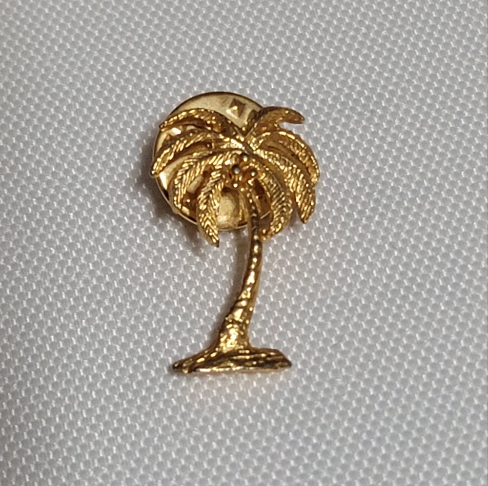 PALM TREE Vintage Brooch